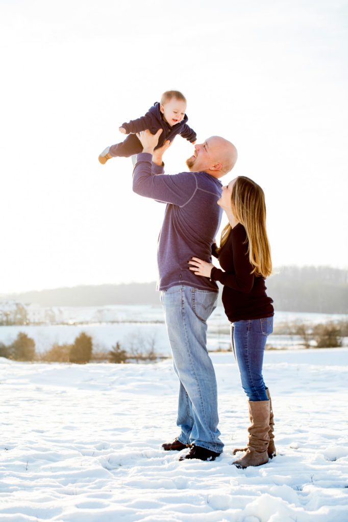 Family Portrait in Frederick Maryland Kelly Heck Photography