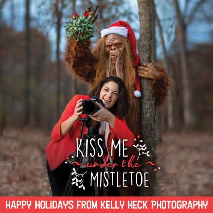 Kelly & BIGFOOT Wish YOU a Very Merry Christmas 2019 | Happy Holidays from Kelly Heck Photography