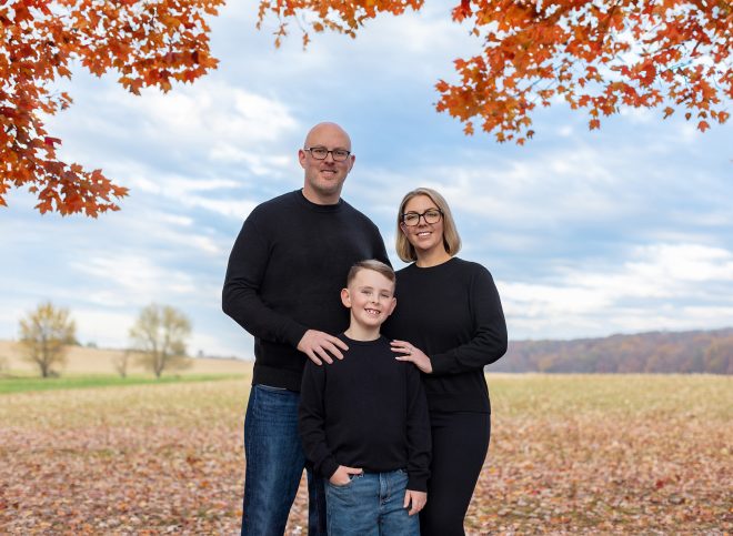 Dominick Family Portrait at The Christian Royer House in Westminster, MD | Kelly Heck Photography