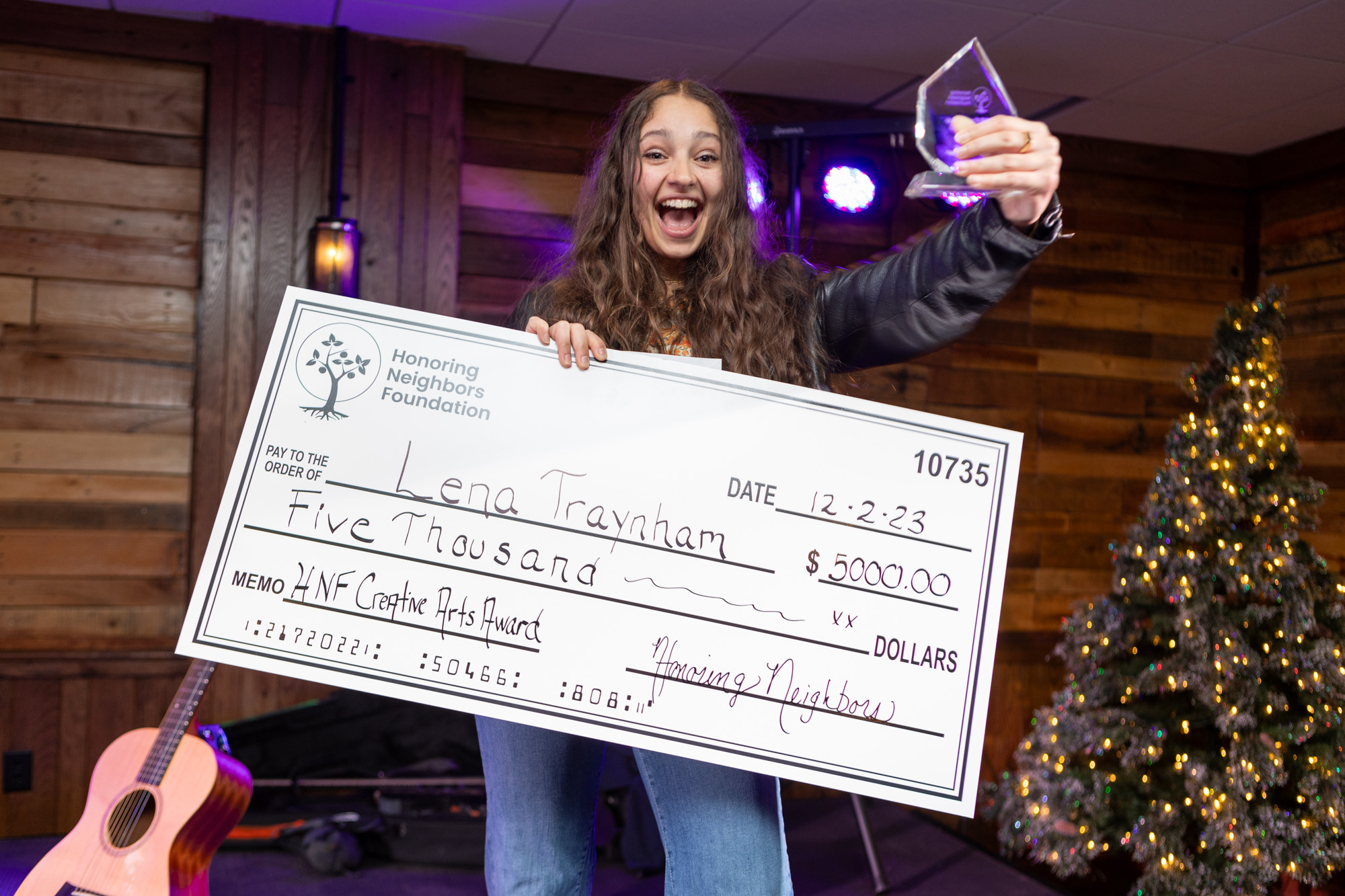 Honoring Neighbors' 2023 Fundraiser featuring performances by David Wilcox and Lena Traynham to Benefit YSS, Youth https://www.yss.org/ hosted at Outta The Rabbit Hole in Derwood, Maryland