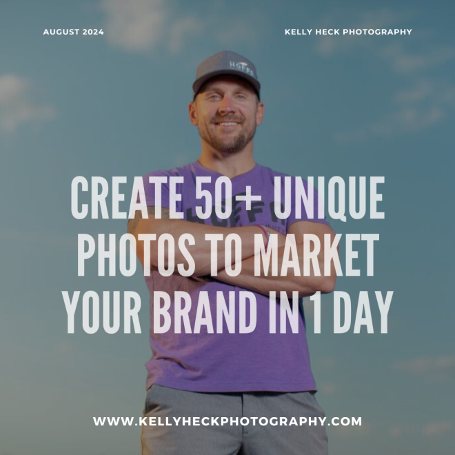 Create 50+ Unique Photos to Market Your Brand in 1-Day