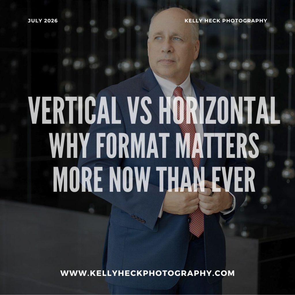 Vertical vs Horizontal — Why Format Matters More Than Ever in 2026 by Kelly Heck Photography