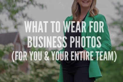 What to Wear for Business Photos for You & Your Team by Kelly Heck Photography